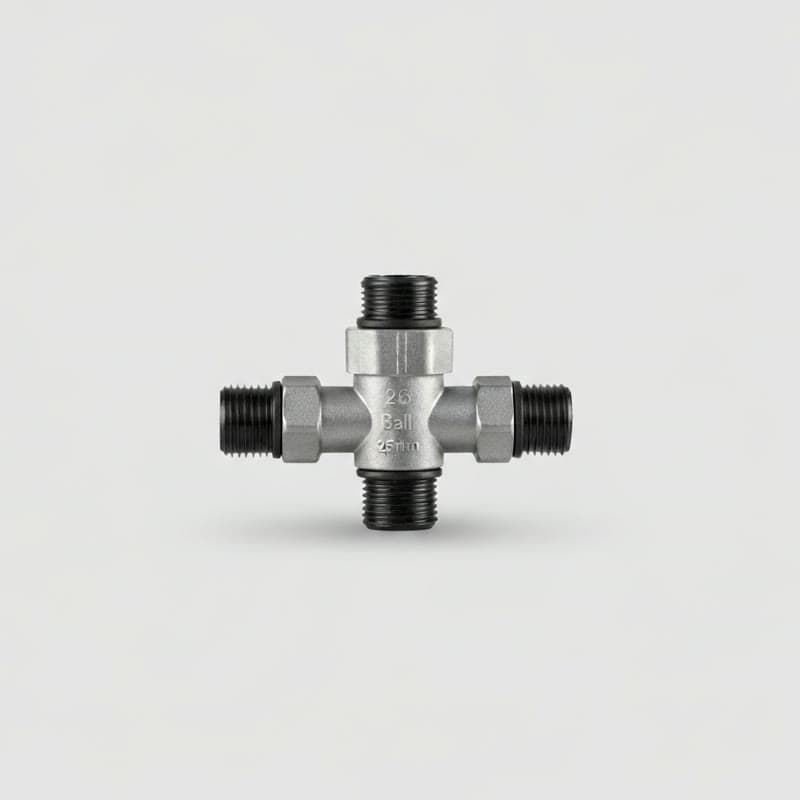 Plasson Ball Valve 25 mm with Barb Connections