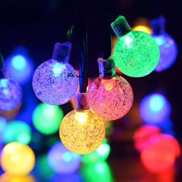 Solar Garland, 20 Colorful Ball Lights